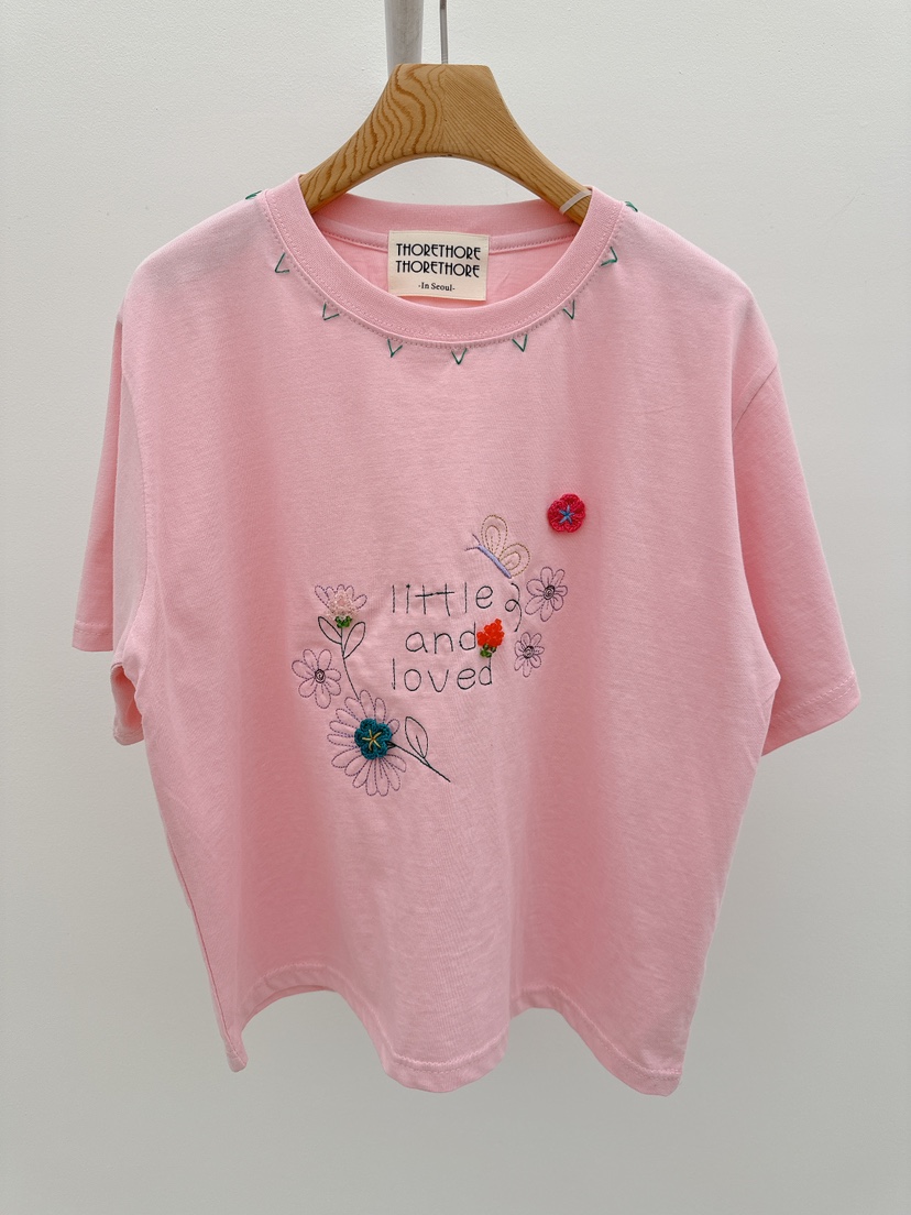 THORE韓國東大門代購女裝新款時尚人氣26春夏休閑熱賣T恤THORET恤圖色2