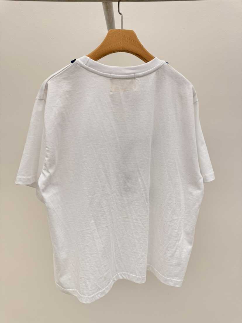 THORE韓國東大門直郵女士新款26春夏職業休閑熱賣T恤刺繡THORET恤