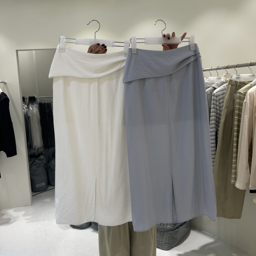 VEREN韓國代購女裝新品時尚26春夏熱賣推薦人氣休閑職業長裙VEREN長裙