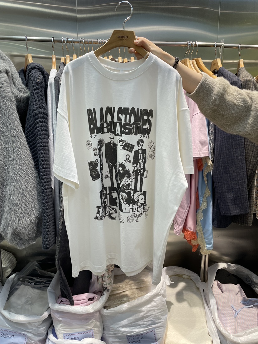 MENDL S韓國直郵女士新款職業26春夏人氣時尚熱賣推薦T恤MENDL ST恤圖色1