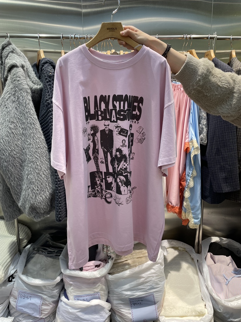 MENDL S韓國直郵女士新款職業26春夏人氣時尚熱賣推薦T恤MENDL ST恤圖色2