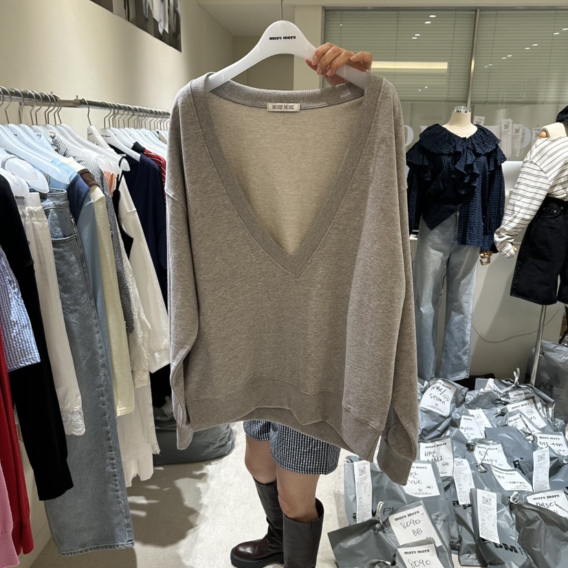 MOREMORE韓國代購女裝新品時尚26春夏人氣推薦衛衣不含內搭more more衛衣圖色2