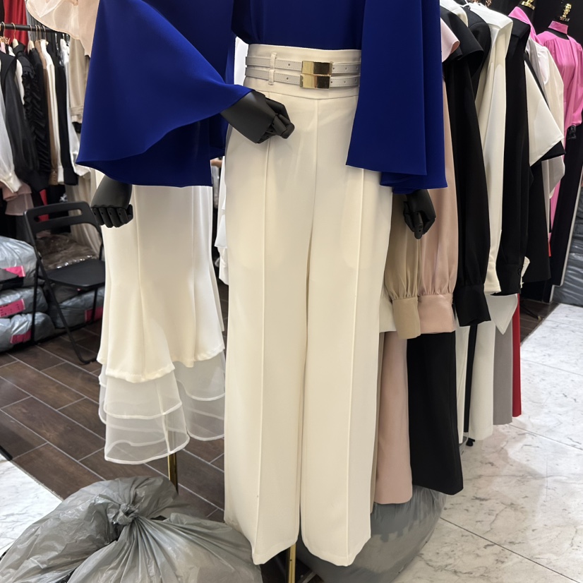 HERISH-HAUTE韓國東大門直郵女士新品時尚熱賣休閑褲腰帶HERISH-HAUTE休閑褲圖色2