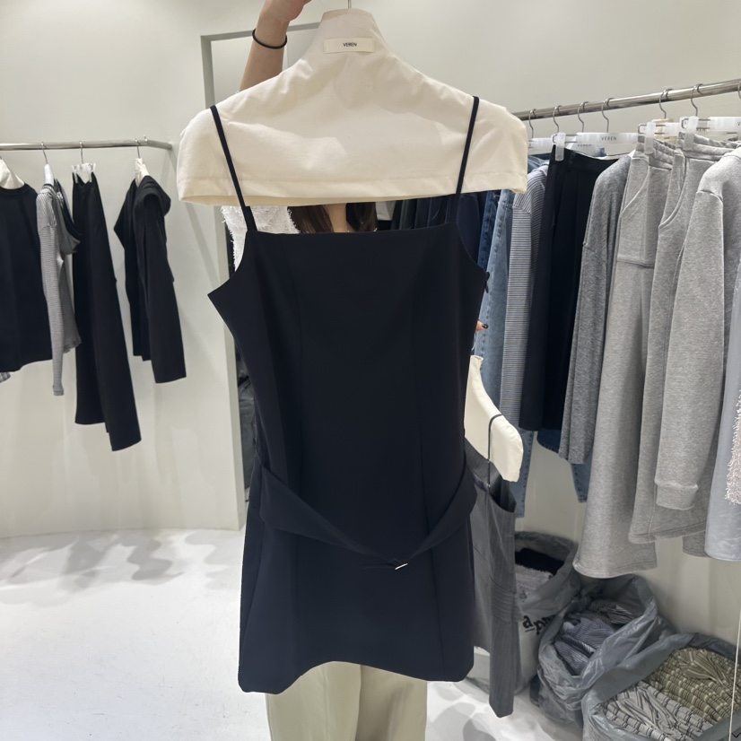 VEREN韓國代購女裝新款26春夏推薦人氣職業休閑時尚連衣裙VEREN連衣裙圖色2