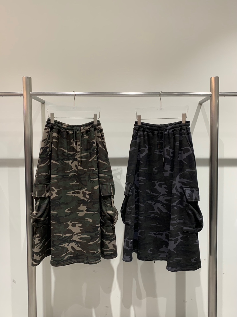 OKIE韓國東大門直郵女裝新款26春夏人氣熱賣職業長裙迷彩OKIE長裙