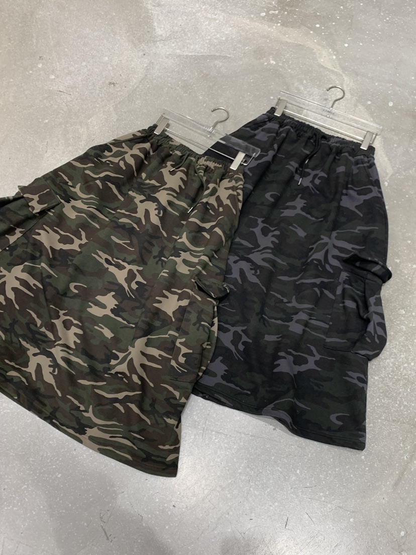 OKIE韓國東大門直郵女裝新款26春夏人氣熱賣職業長裙迷彩OKIE長裙