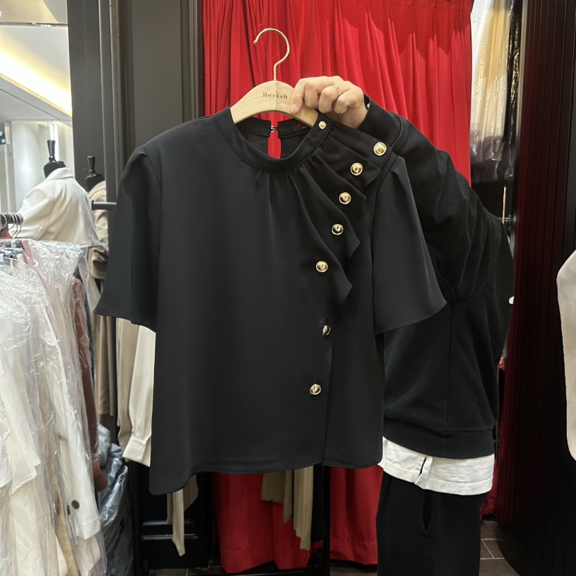 HERISH-HAUTE韓國東大門代購女裝新款26春夏休閑襯衫蕾絲衫HERISH-HAUTE襯衫/蕾絲衫圖色3