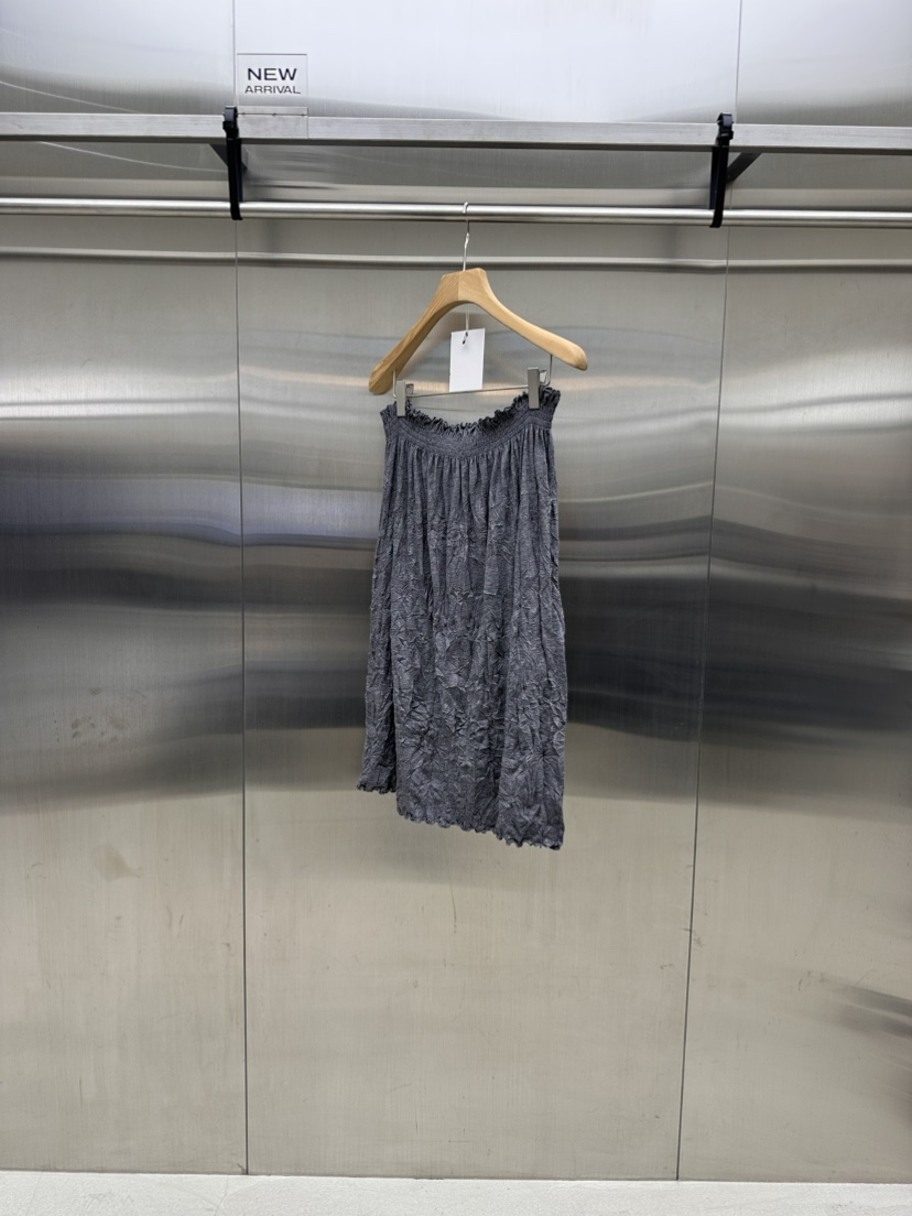 MYDRESS韓國東大門代購女士新款休閑人氣推薦26春夏長裙褶皺MYDRESS長裙