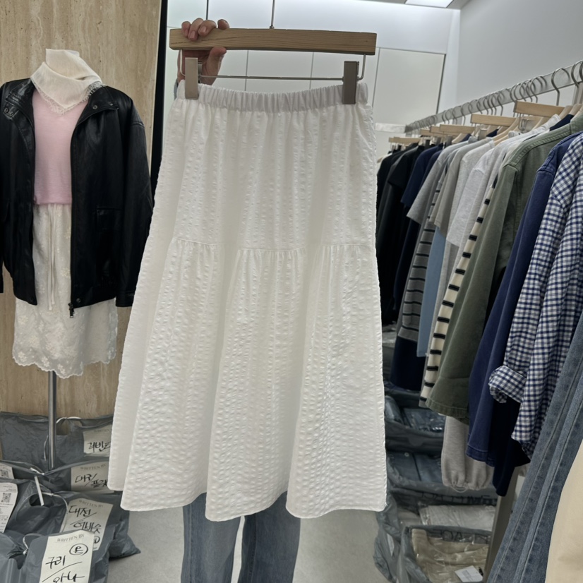 WRITTEN BY韓國東大門代購女士新品時尚推薦熱賣休閑長裙WRITTEN BY長裙