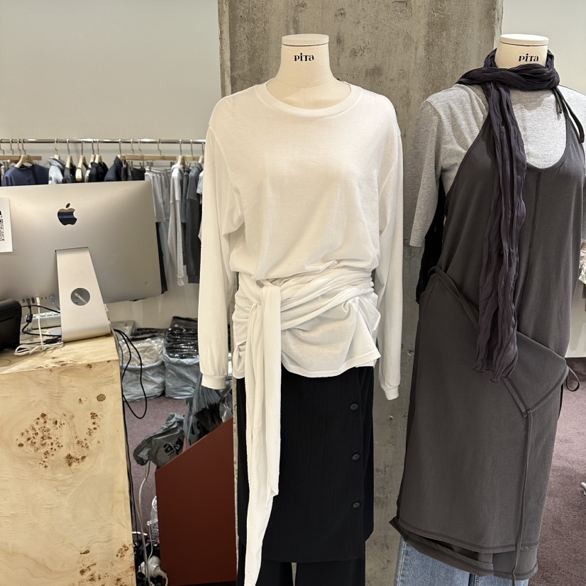 PITA/THEVERLIN韓國東大門直郵女士新品時尚休閑長袖T恤PITA/THEVERLIN長袖T恤圖色2