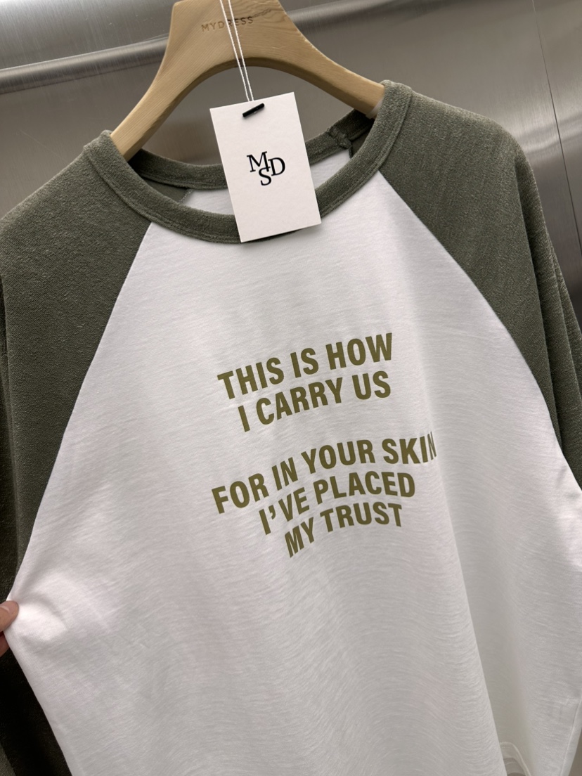 MYDRESS韓國代購女士新款26春夏人氣熱賣職業休閑長袖T恤MYDRESS長袖T恤