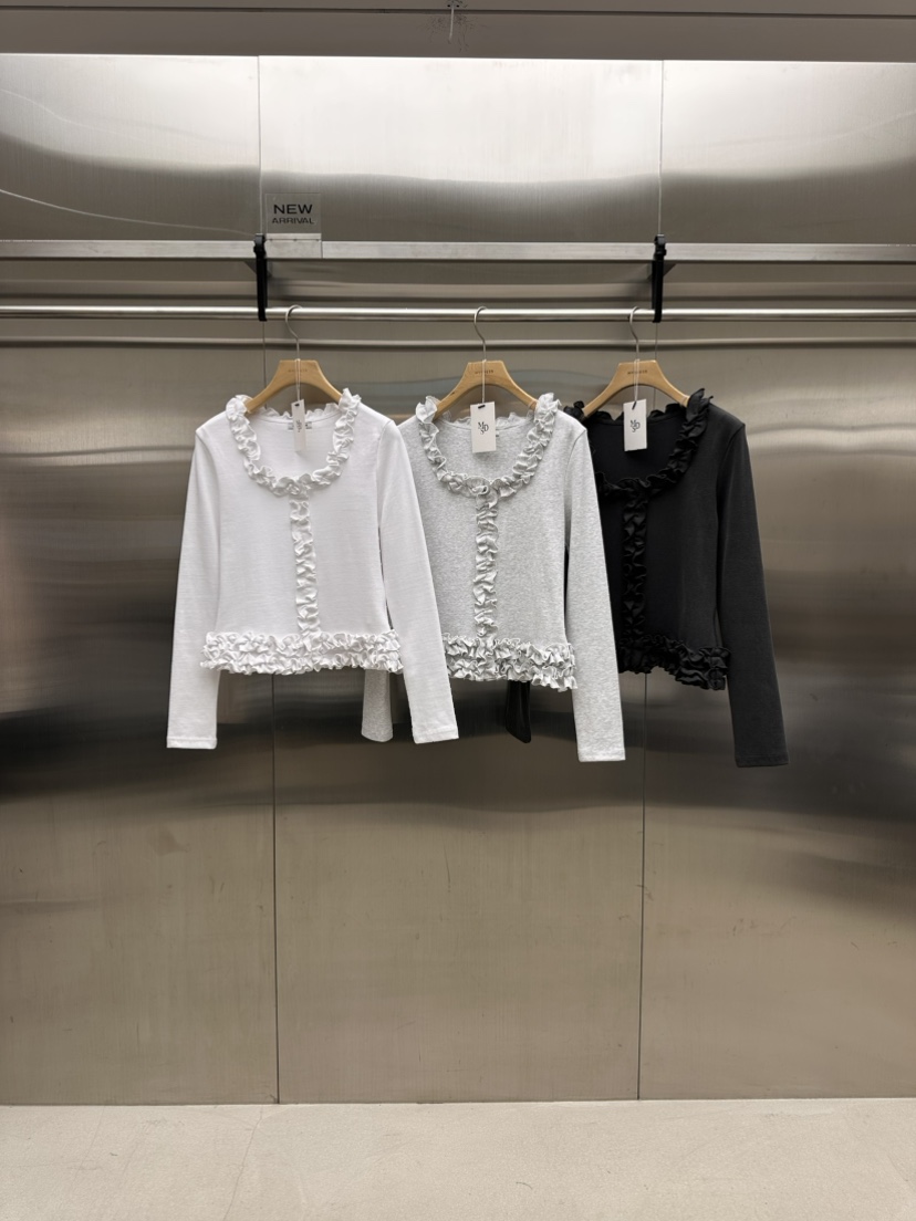 MYDRESS韓國代購女裝新款職業26春夏熱賣休閑人氣長袖T恤MYDRESS長袖T恤