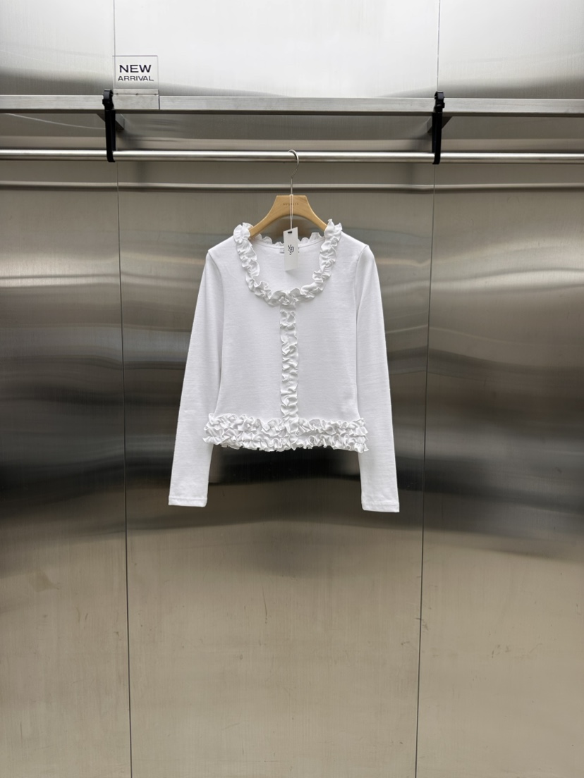 MYDRESS韓國代購女裝新款職業26春夏熱賣休閑人氣長袖T恤MYDRESS長袖T恤圖色1白色