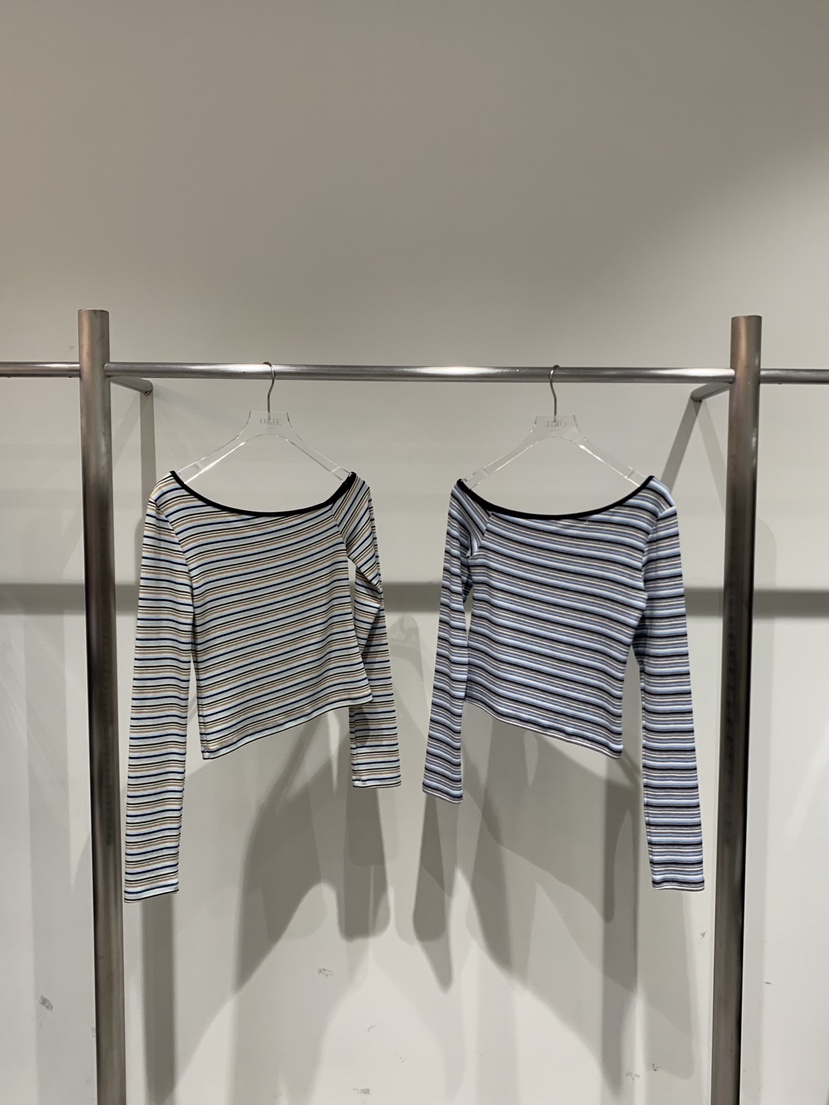 OKIE韓國東大門直郵女士新品熱賣職業26春夏時尚人氣長袖T恤OKIE長袖T恤