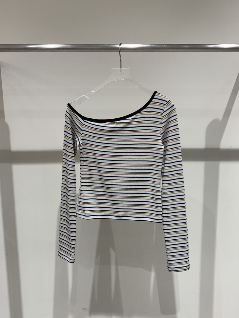 OKIE韓國東大門直郵女士新品熱賣職業26春夏時尚人氣長袖T恤OKIE長袖T恤