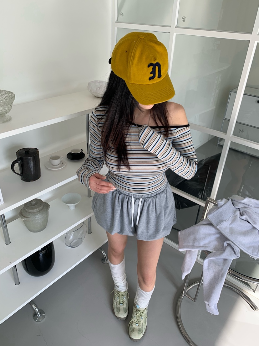 OKIE韓國東大門直郵女士新品熱賣職業26春夏時尚人氣長袖T恤OKIE長袖T恤