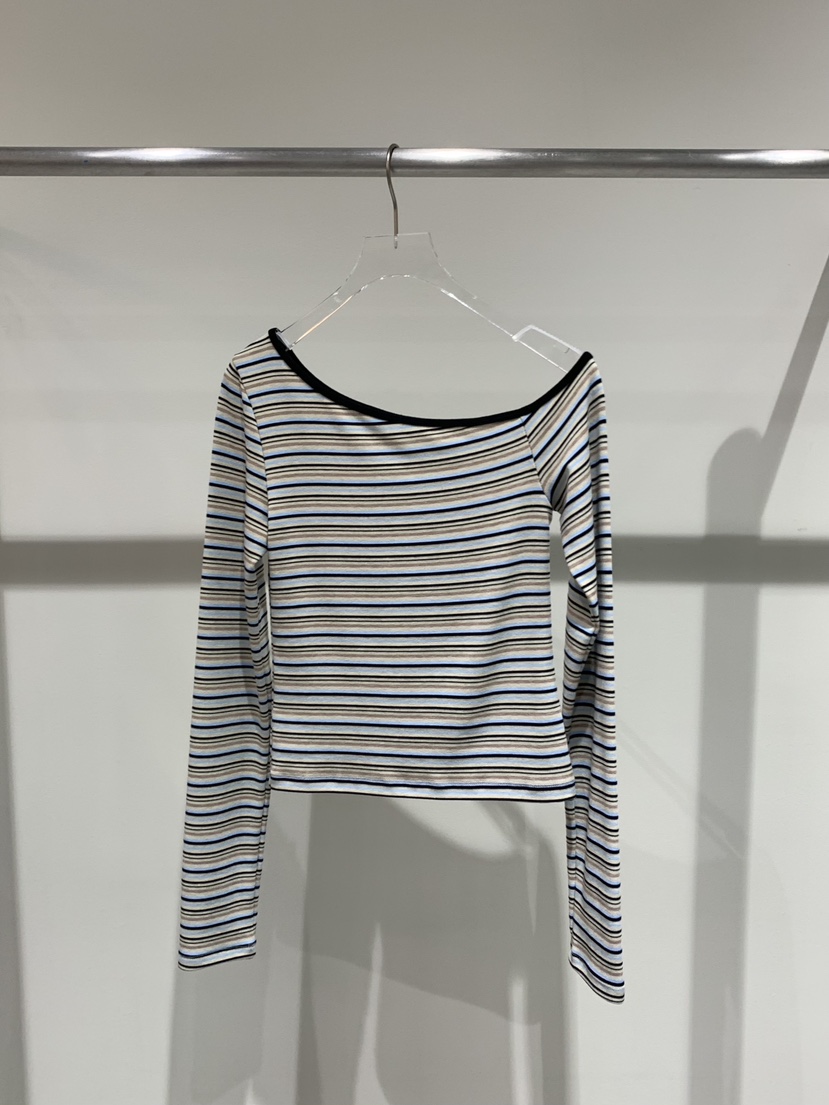 OKIE韓國東大門直郵女士新品熱賣職業26春夏時尚人氣長袖T恤OKIE長袖T恤圖色1