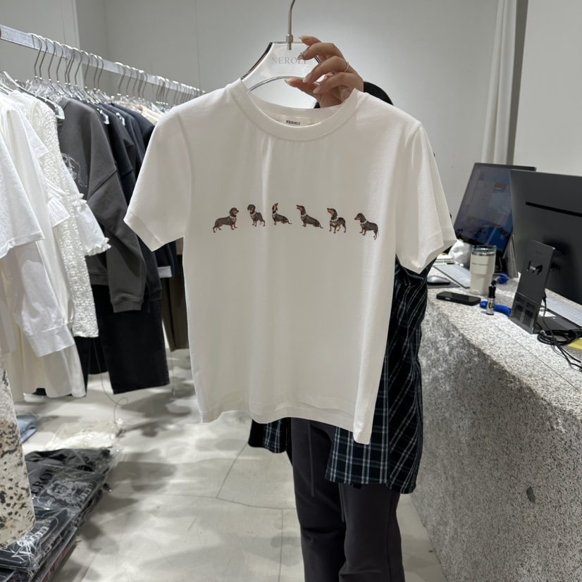NEROLI 36韓國代購女士新品26春夏時尚熱賣推薦人氣休閑T恤NEROLI 36T恤圖色1