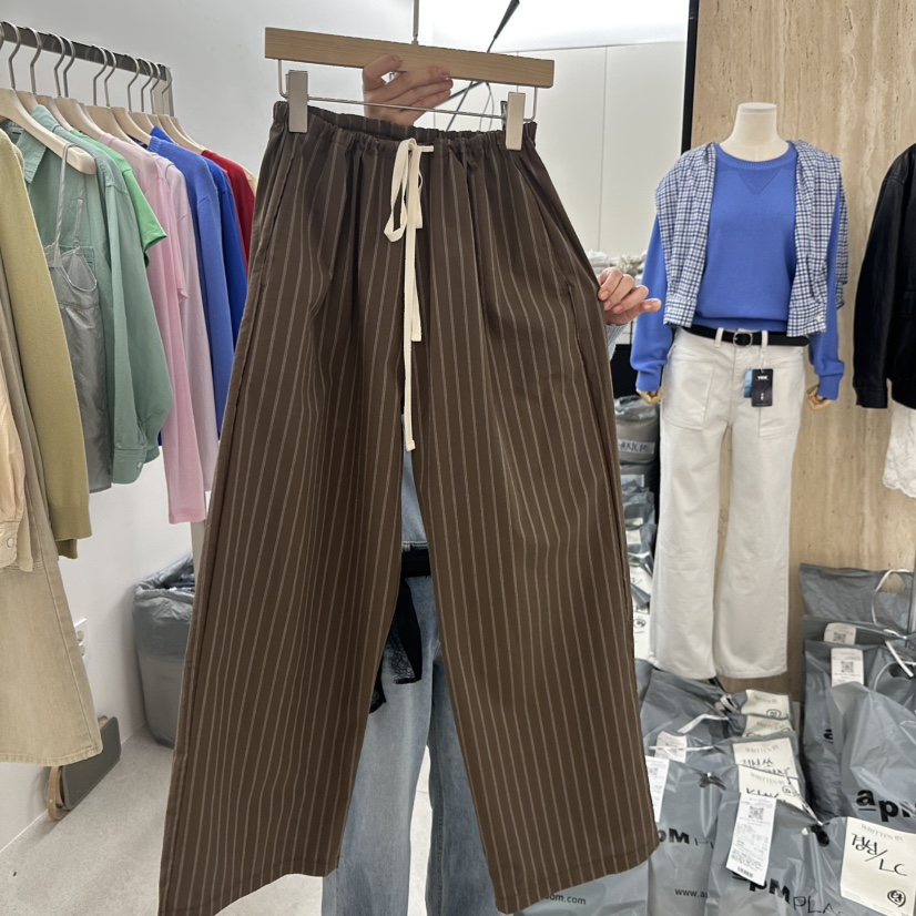 WRITTEN BY韓國直郵實拍女士新品休閑26春夏職業時尚休閑褲WRITTEN BY休閑褲圖色2