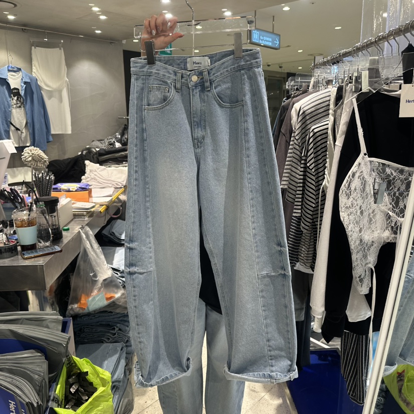 HERTZ-P韓國直郵實拍女裝新品人氣推薦時尚職業熱賣牛仔褲HERTZ-P牛仔褲圖色1