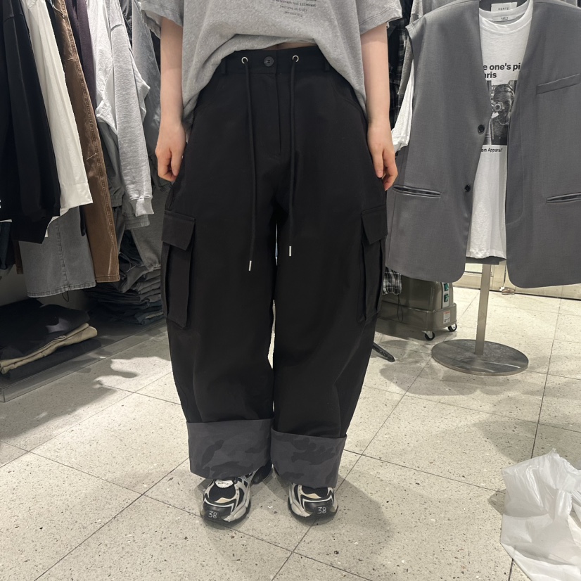 HERTZ-P韓國東大門直郵女士新品人氣26春夏職業休閑褲迷彩HERTZ-P休閑褲圖色2