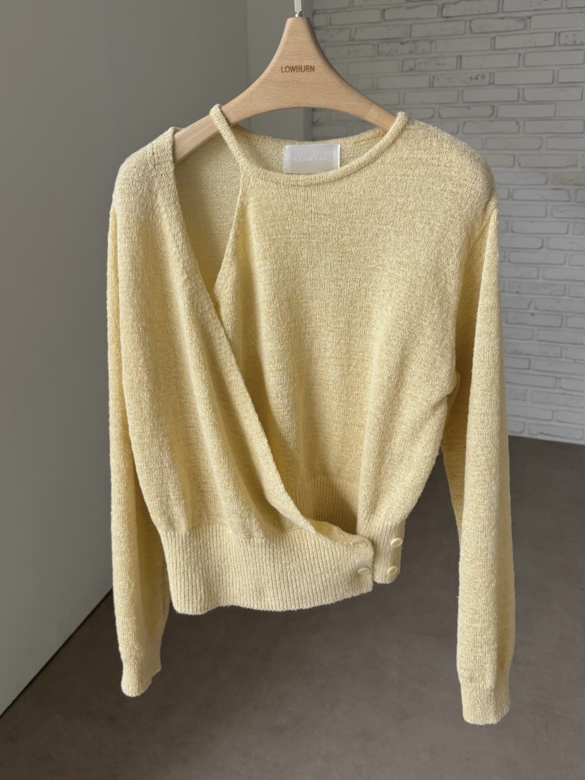 LOWBURN韓國東大門直郵女士新款熱賣推薦26春夏針織衫開衫LOWBURN針織衫