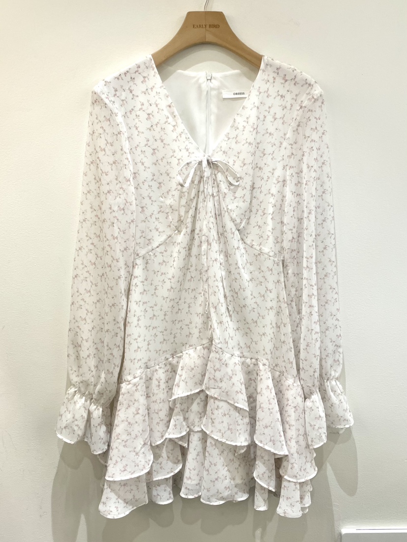 OBSESS韓國代購女裝新品職業休閑推薦熱賣26春夏人氣連衣裙OBSESS/EARLY BIRD連衣裙圖色1