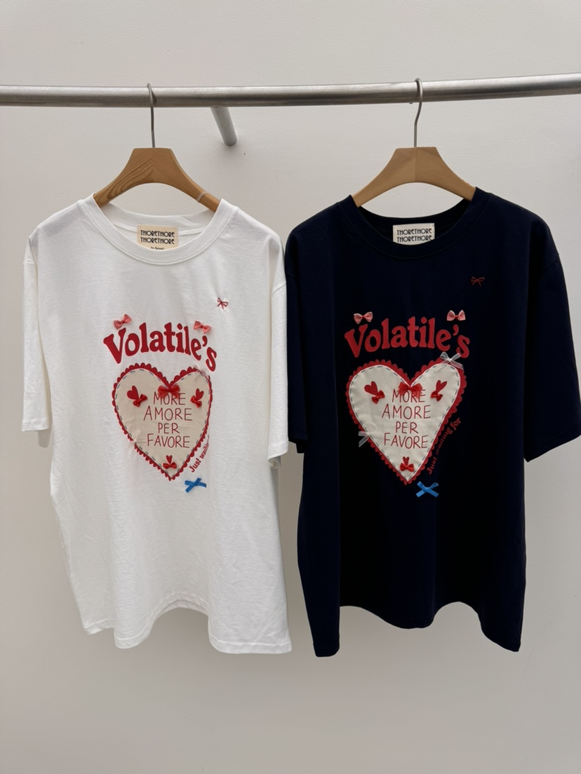 THORE韓國直郵實拍女士新款26春夏熱賣人氣休閑時尚職業T恤THORET恤