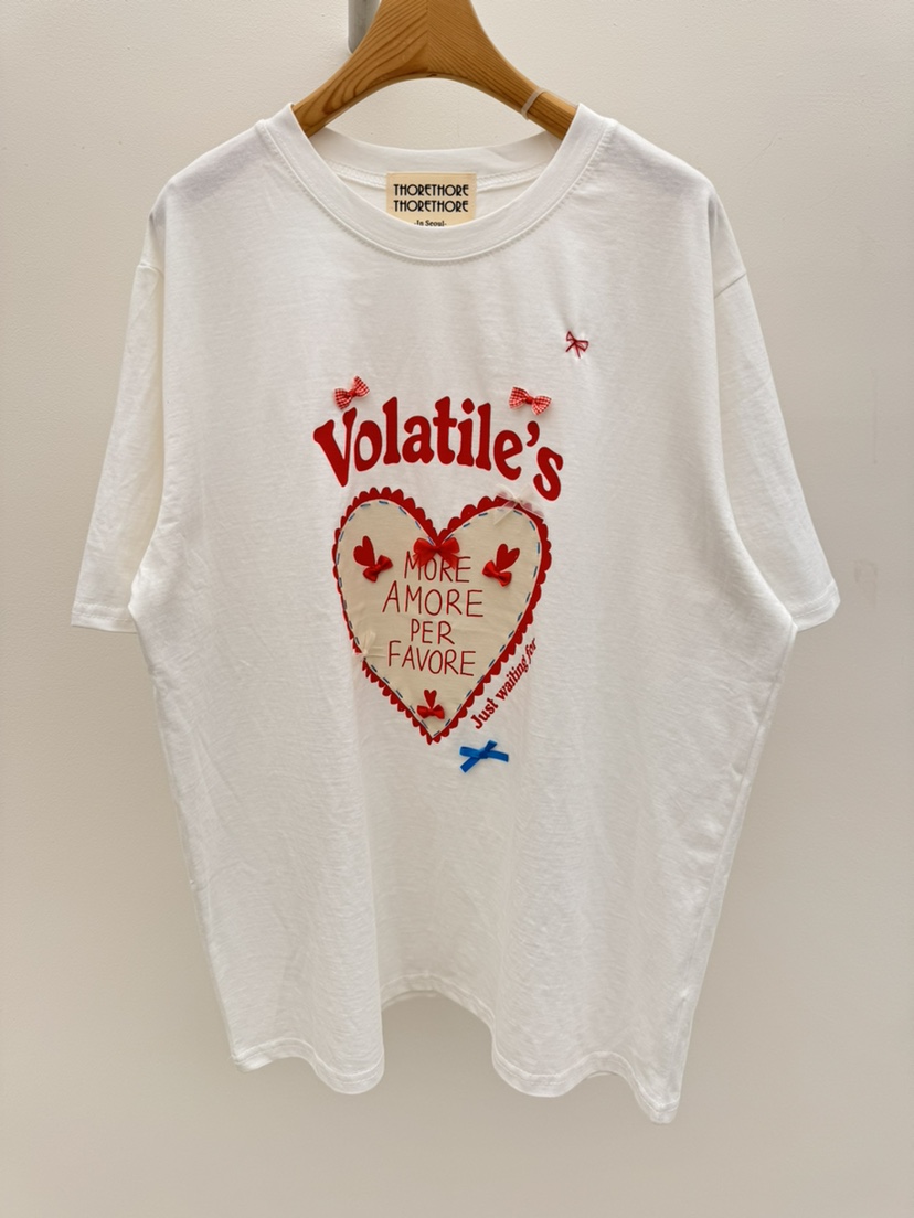 THORE韓國直郵實拍女士新款26春夏熱賣人氣休閑時尚職業T恤THORET恤圖色1