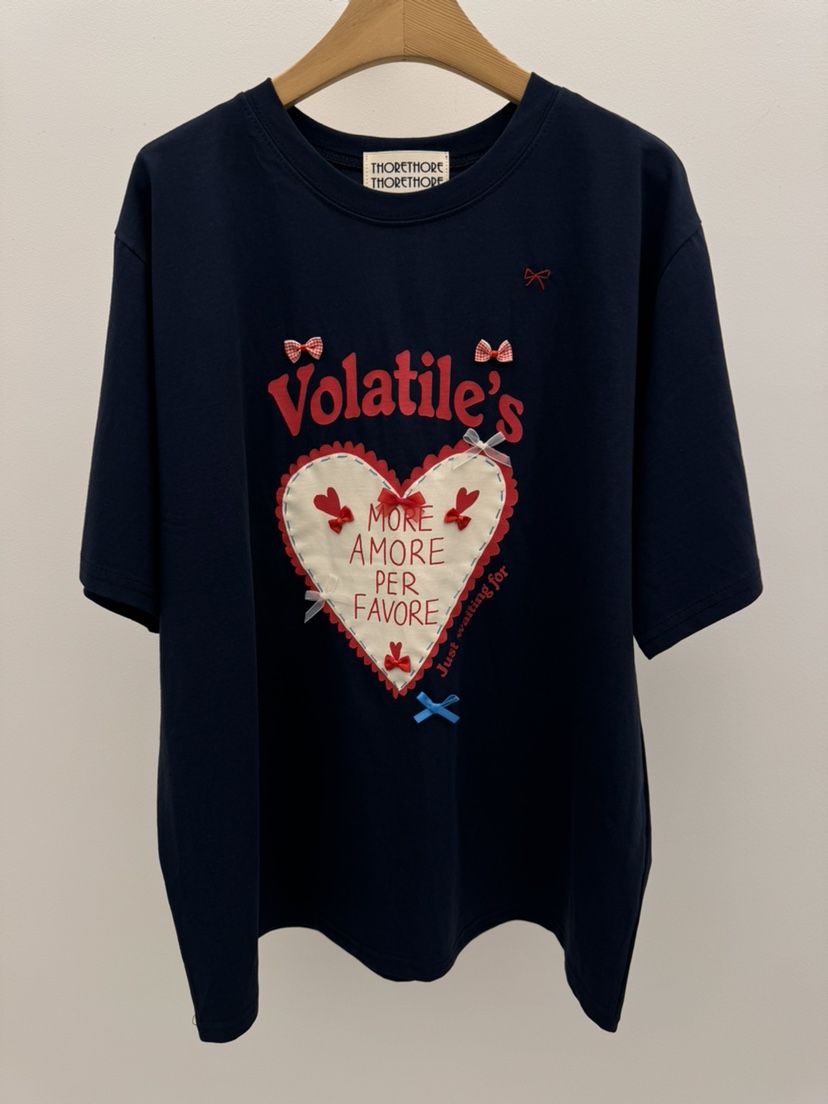 THORE韓國直郵實拍女士新款26春夏熱賣人氣休閑時尚職業T恤THORET恤圖色2