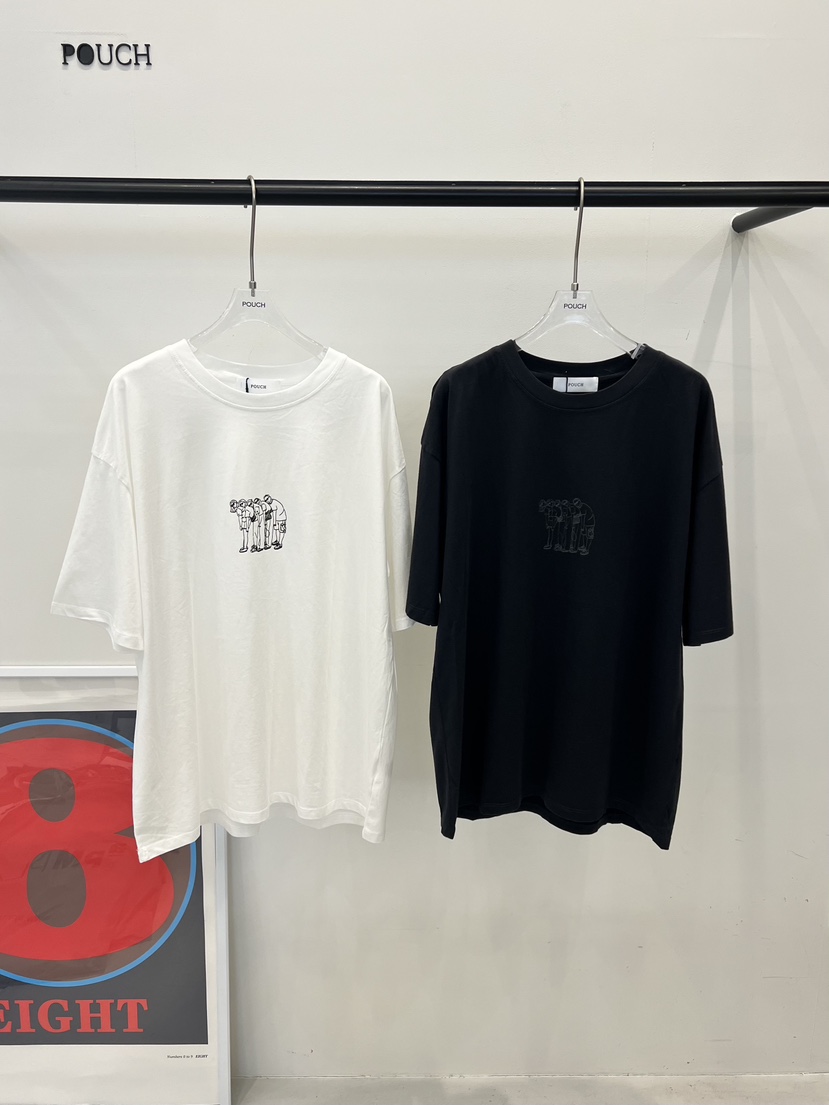 POUCH韓國代購女裝新款推薦休閑職業人氣熱賣時尚26春夏T恤POUCHT恤