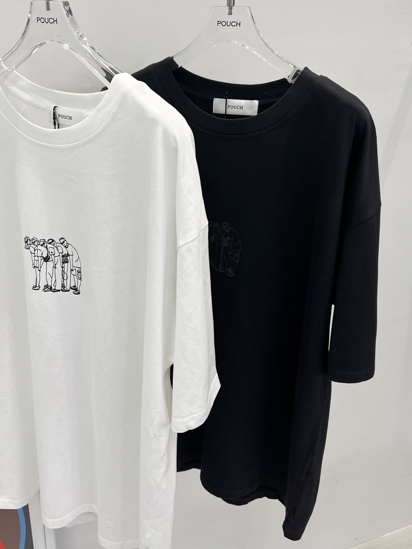 POUCH韓國代購女裝新款推薦休閑職業人氣熱賣時尚26春夏T恤POUCHT恤