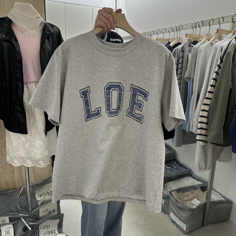 WRITTEN BY韓國直郵實拍女裝新款人氣26春夏職業T恤復古WRITTEN BYT恤圖色1