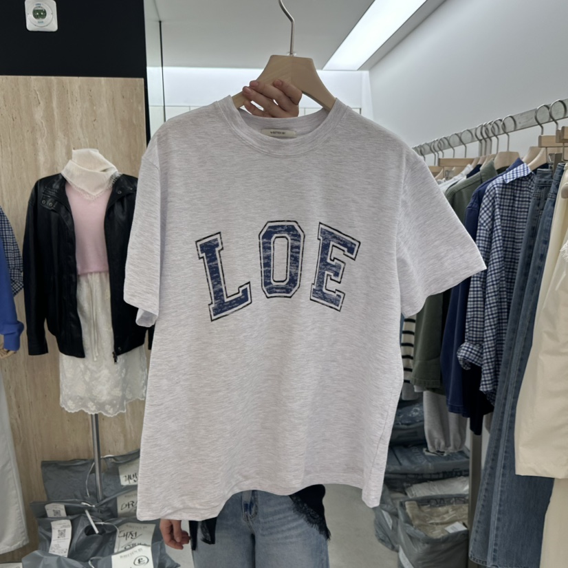 WRITTEN BY韓國直郵實拍女裝新款人氣26春夏職業T恤復古WRITTEN BYT恤圖色2