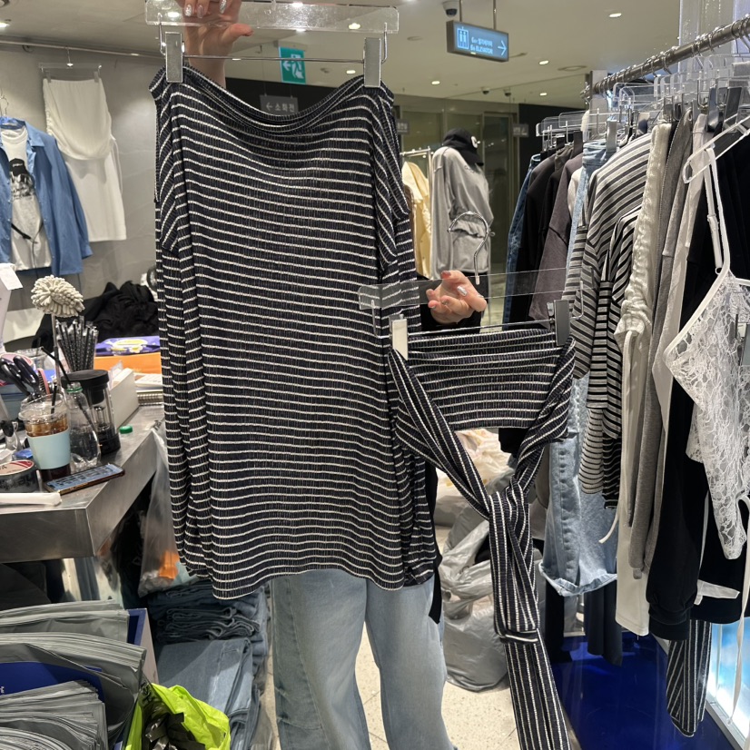 HERTZ-P韓國東大門代購女裝新品人氣時尚套裝不含腰帶天絲HERTZ-P套裝圖色2深藍色