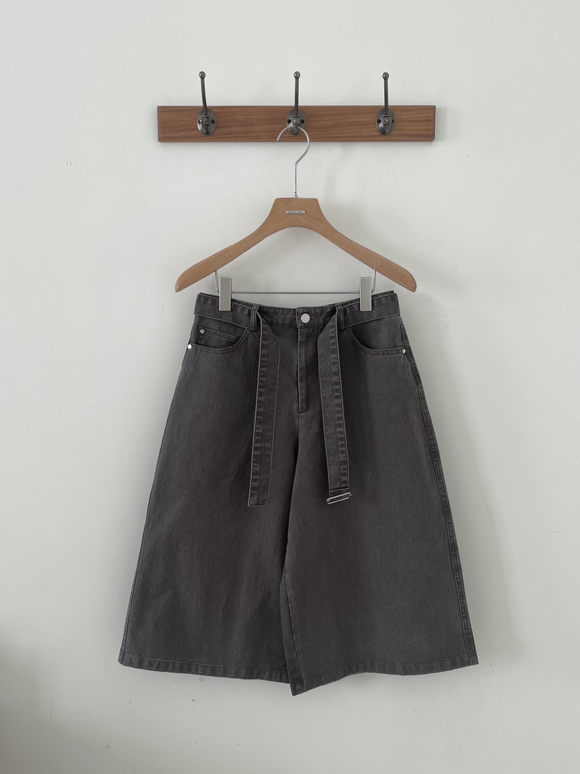 3 ANOTHER韓國東大門直郵女裝新品時尚推薦26春夏短褲含腰帶3 ANOTHER短褲圖色2