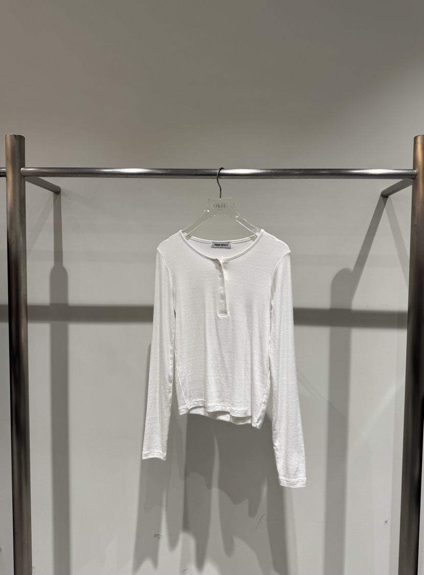 OKIE韓國東大門代購女裝新款推薦26春夏時尚人氣休閑長袖T恤OKIE長袖T恤圖色2