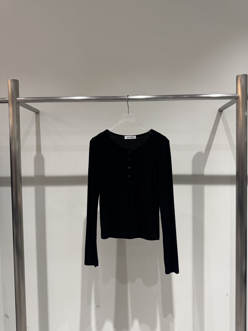 OKIE韓國東大門代購女裝新款推薦26春夏時尚人氣休閑長袖T恤OKIE長袖T恤圖色3