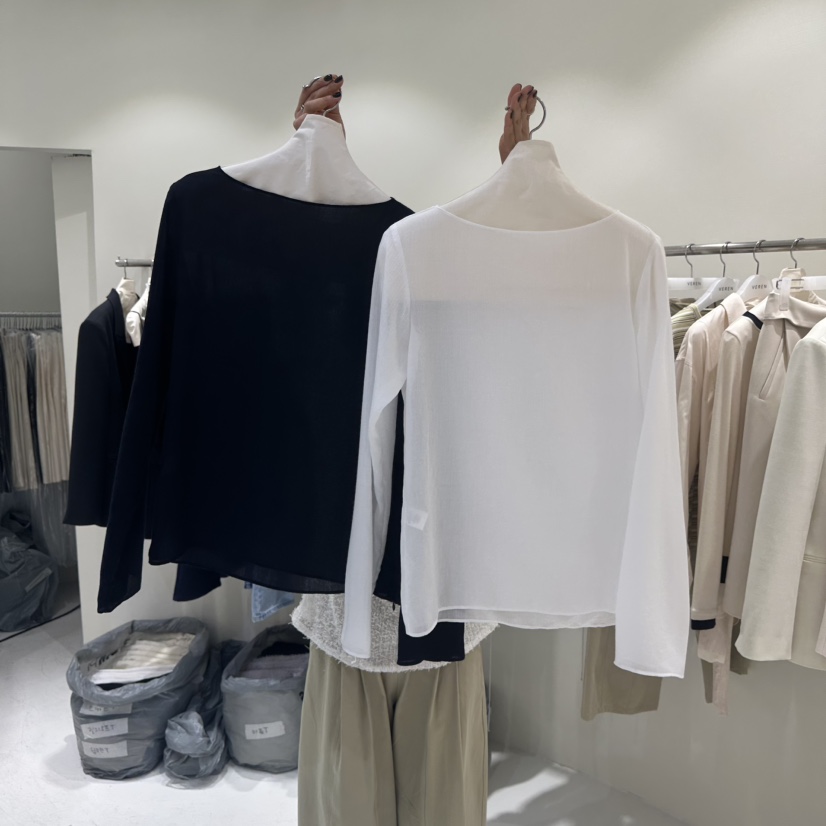 VEREN韓國直郵女裝新品26春夏人氣熱賣休閑職業襯衫蕾絲衫VEREN襯衫/蕾絲衫