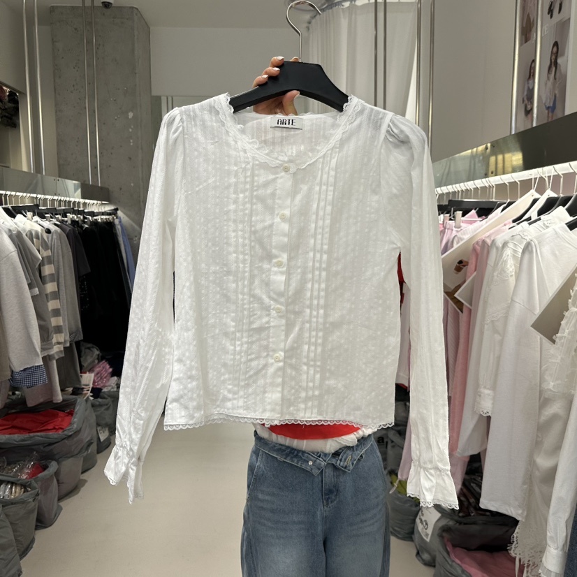 ARTE STUDIO/ATTENTION EDITORIAL韓國代購女裝新品推薦襯衫蕾絲衫ARTE STUDIO/ATTENTION EDITORIAL襯衫/蕾絲衫圖色1