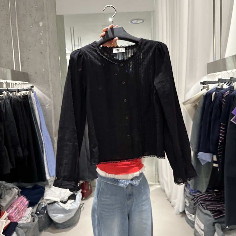 ARTE STUDIO/ATTENTION EDITORIAL韓國代購女裝新品推薦襯衫蕾絲衫ARTE STUDIO/ATTENTION EDITORIAL襯衫/蕾絲衫圖色2