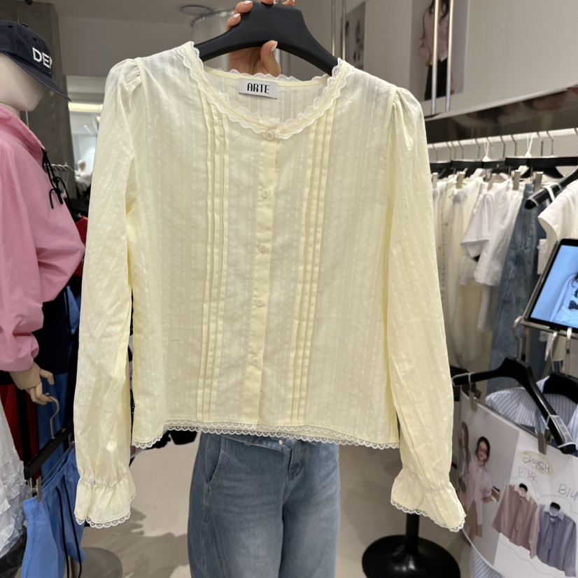 ARTE STUDIO/ATTENTION EDITORIAL韓國代購女裝新品推薦襯衫蕾絲衫ARTE STUDIO/ATTENTION EDITORIAL襯衫/蕾絲衫圖色3