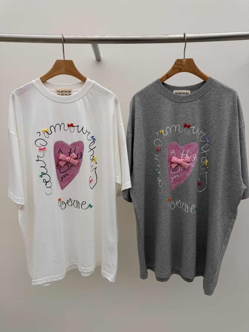 THORE韓國東大門直郵女裝新品職業時尚熱賣人氣休閑26春夏T恤THORET恤