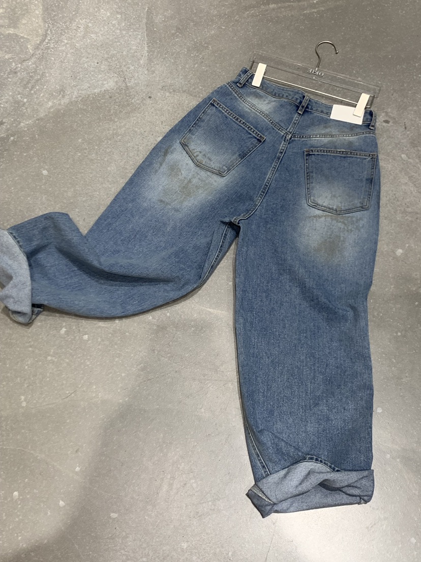 OKIE韓國東大門直郵女裝新款推薦休閑熱賣時尚26春夏牛仔褲OKIE牛仔褲