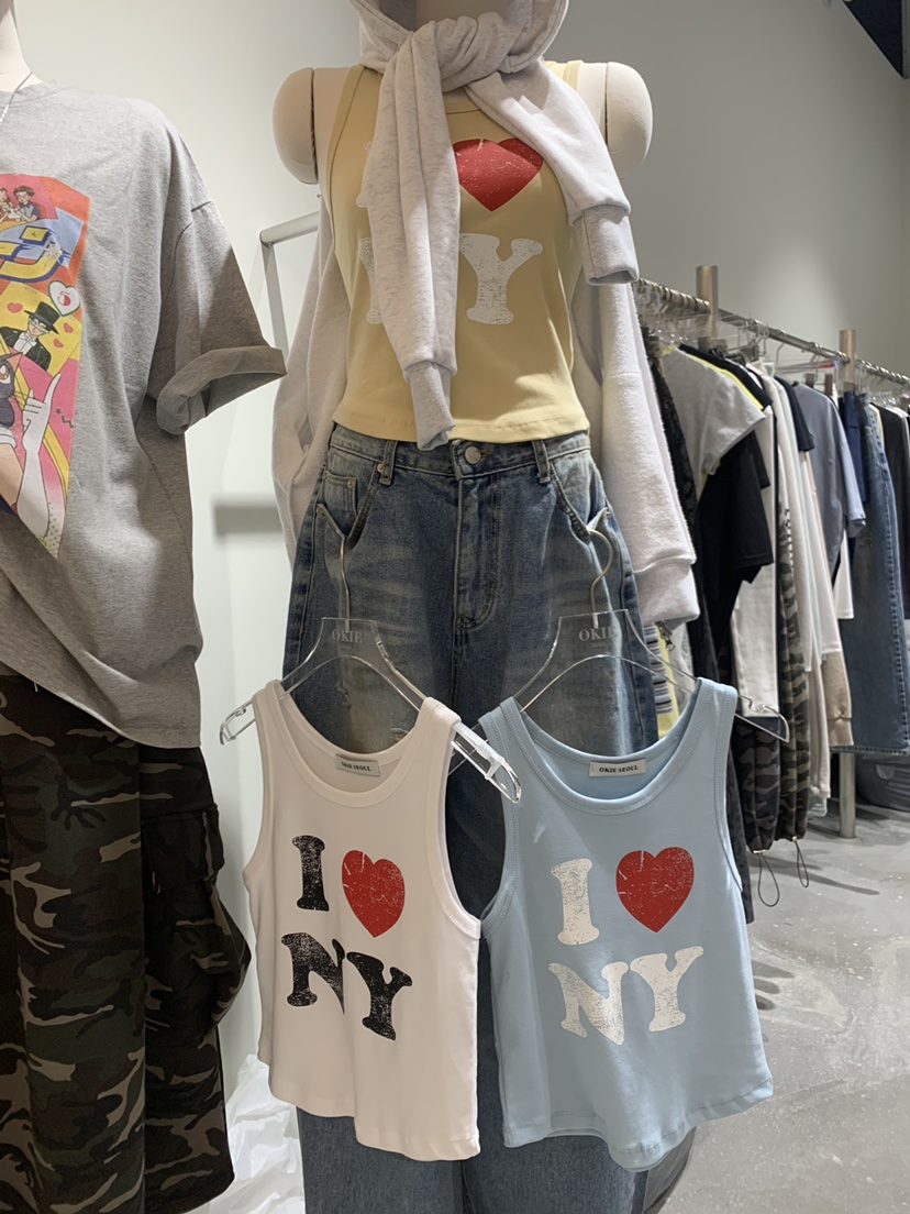 OKIE韓國東大門直郵女裝新款推薦休閑熱賣時尚26春夏牛仔褲OKIE牛仔褲