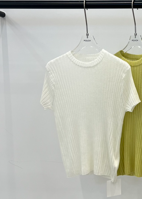 POUCH韓國東大門直郵女裝新款26春夏職業人氣熱賣針織衫條紋POUCH針織衫圖色3