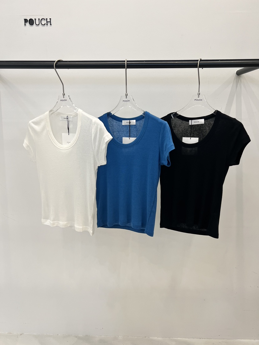 POUCH韓國直郵女裝新品時尚人氣熱賣推薦休閑職業26春夏針織衫POUCH針織衫