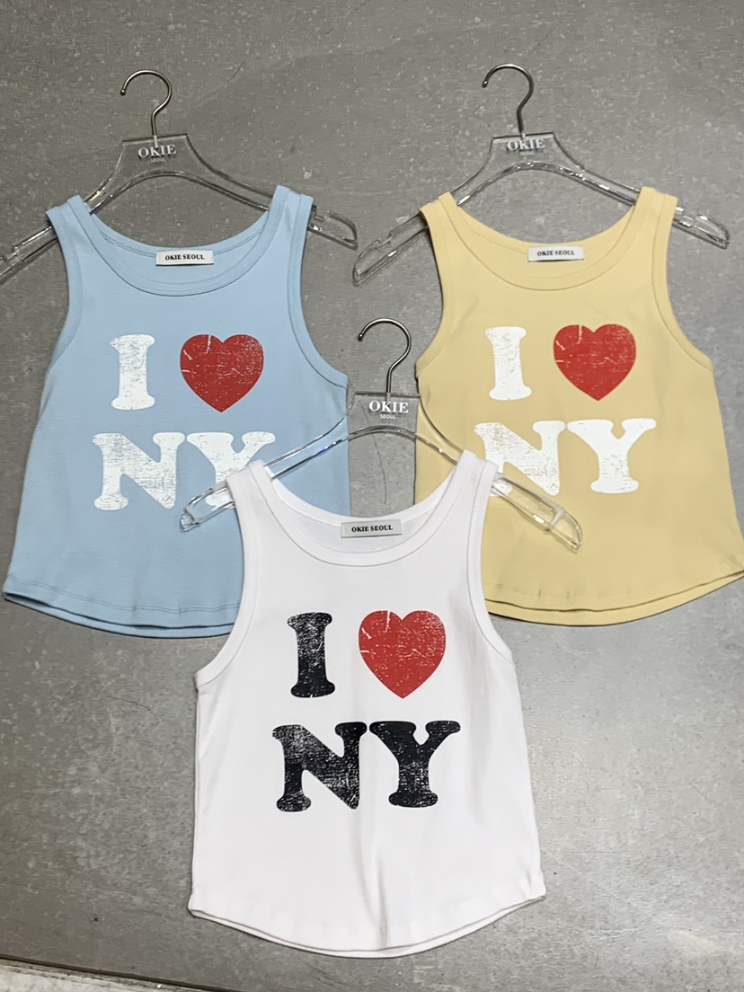 OKIE韓國東大門代購女士新款時尚休閑推薦26春夏吊帶背心OKIE吊帶/背心