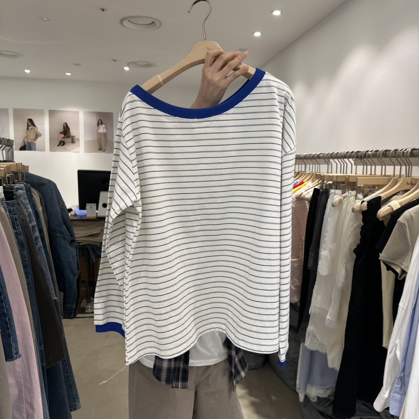 ACKER韓國東大門代購女士新品推薦人氣26春夏休閑長袖T恤ACKER長袖T恤