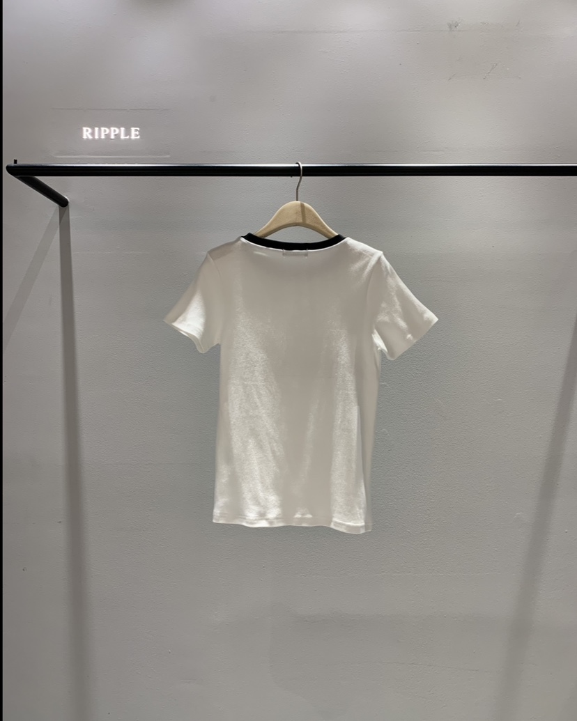RIPPLE-P韓國代購女士新款推薦職業熱賣26春夏人氣時尚T恤RIPPLE-PT恤